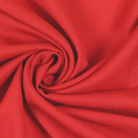 100% wool crepe - RED