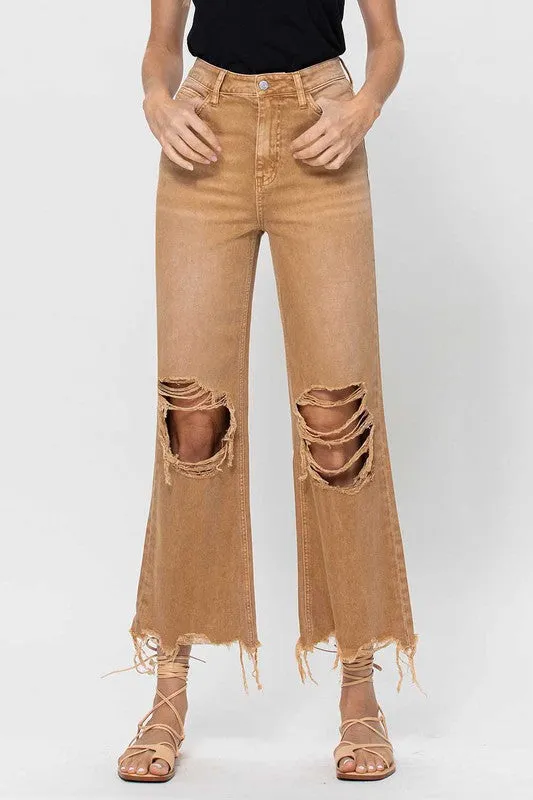 90's Vintage Crop Flares