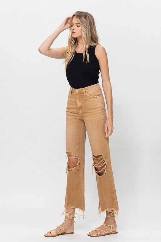 90's Vintage Crop Flares