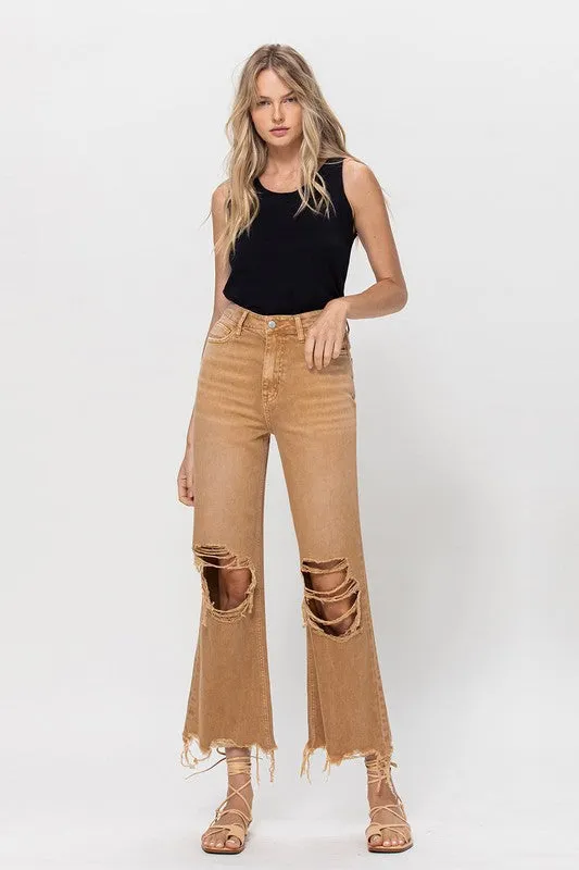 90's Vintage Crop Flares