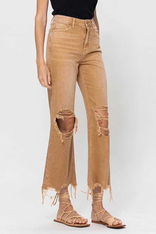 90's Vintage Crop Flares