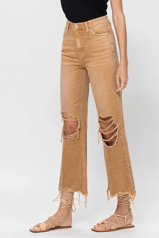 90's Vintage Crop Flares