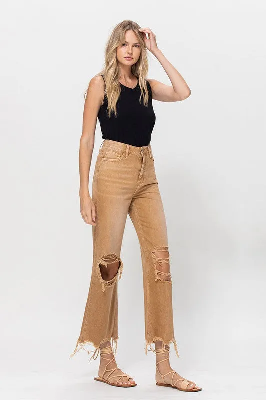 90's Vintage Crop Flares