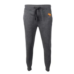Abercrombie And Fitch Embossed Moose Designed Grey Joggers