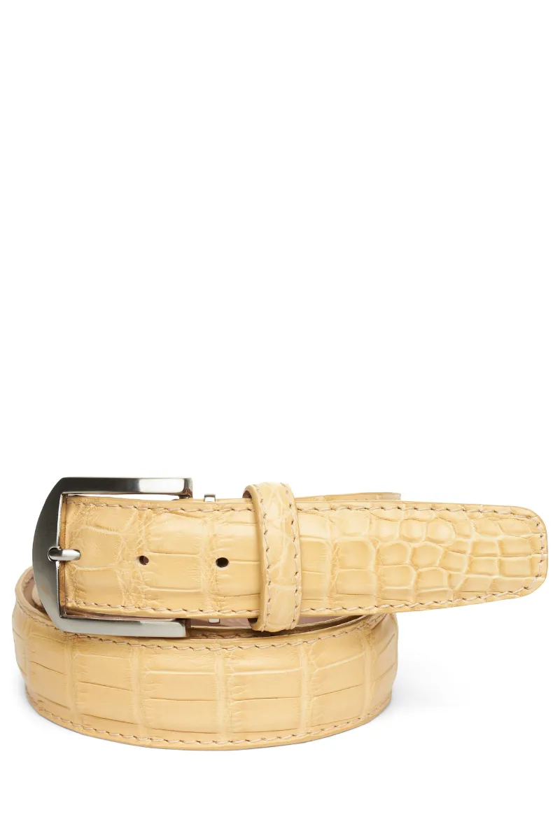 American Matte Alligator Belt