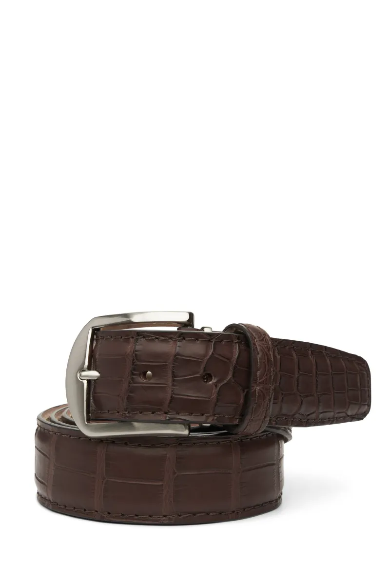 American Matte Alligator Belt