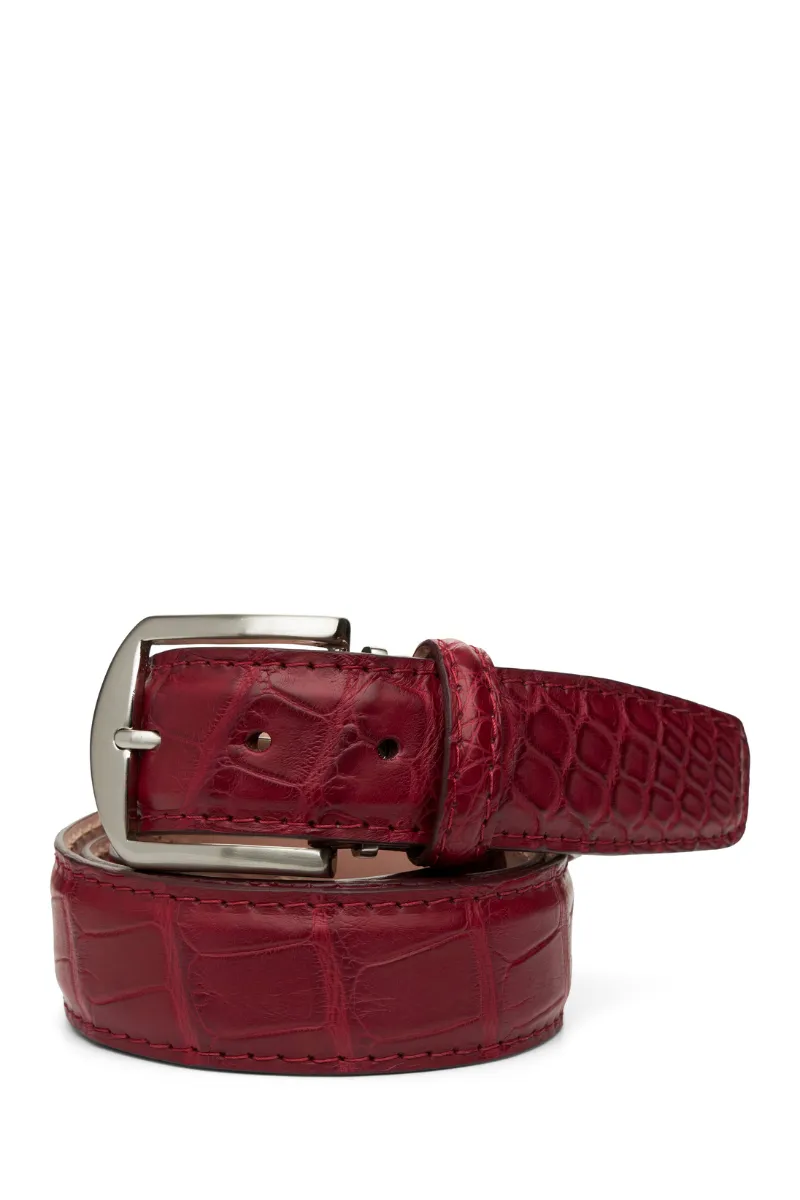 American Matte Alligator Belt