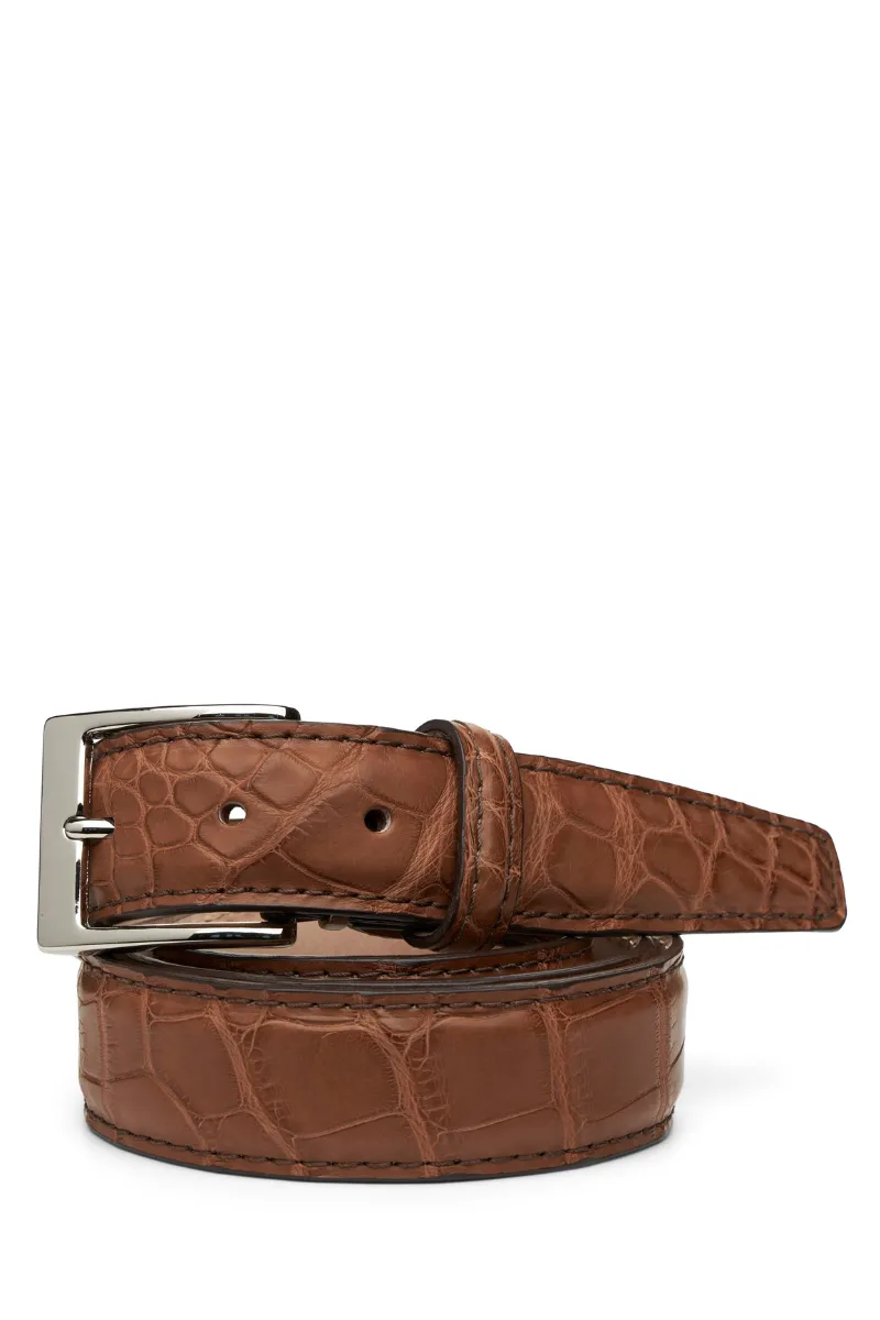 American Matte Alligator Belt