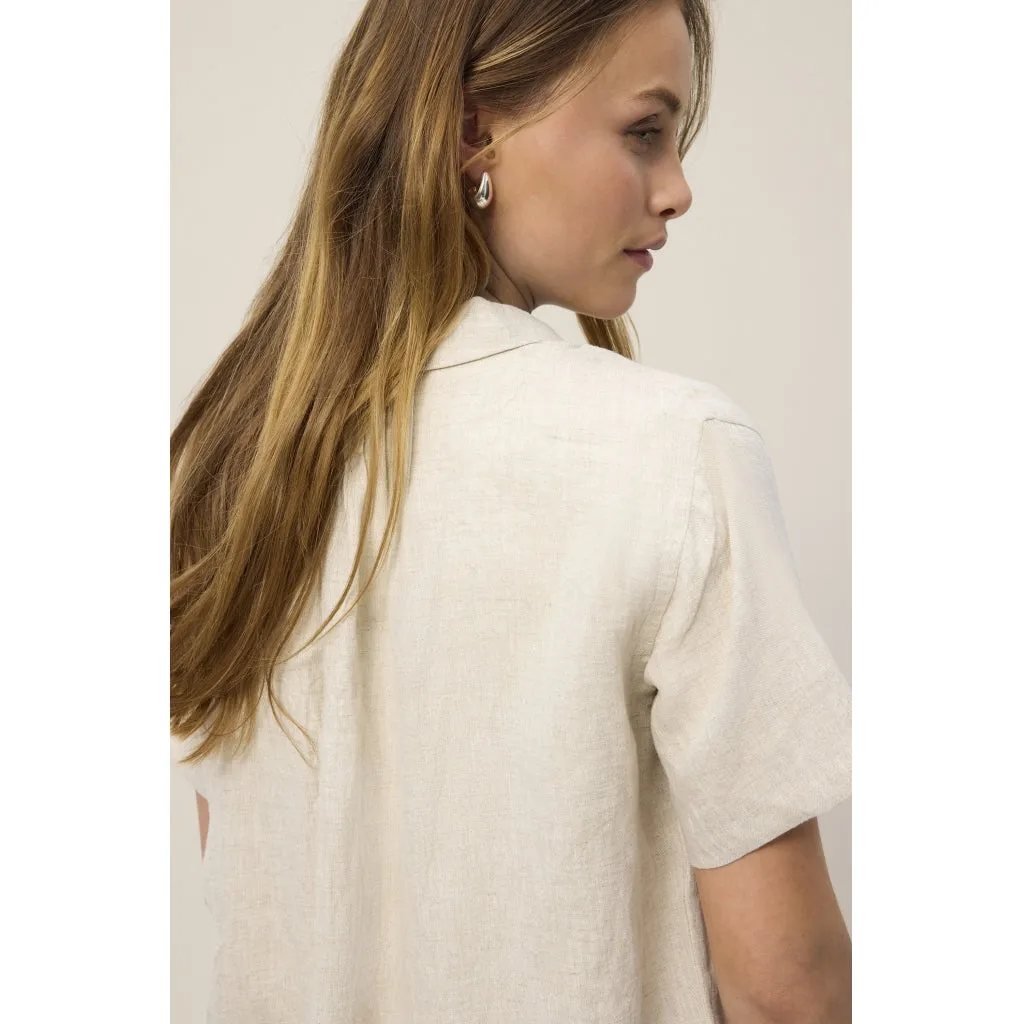 Athea Shirt - Ligth Sand Melange