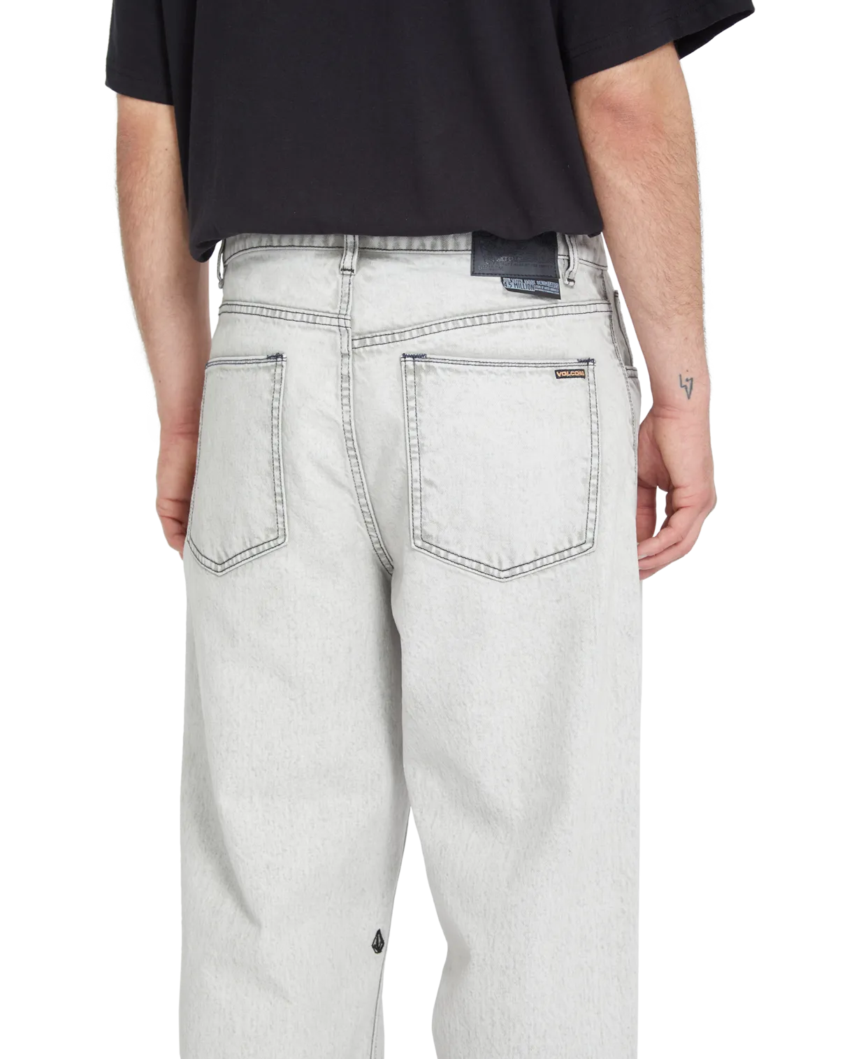 Billow Denim Jeans in Bone