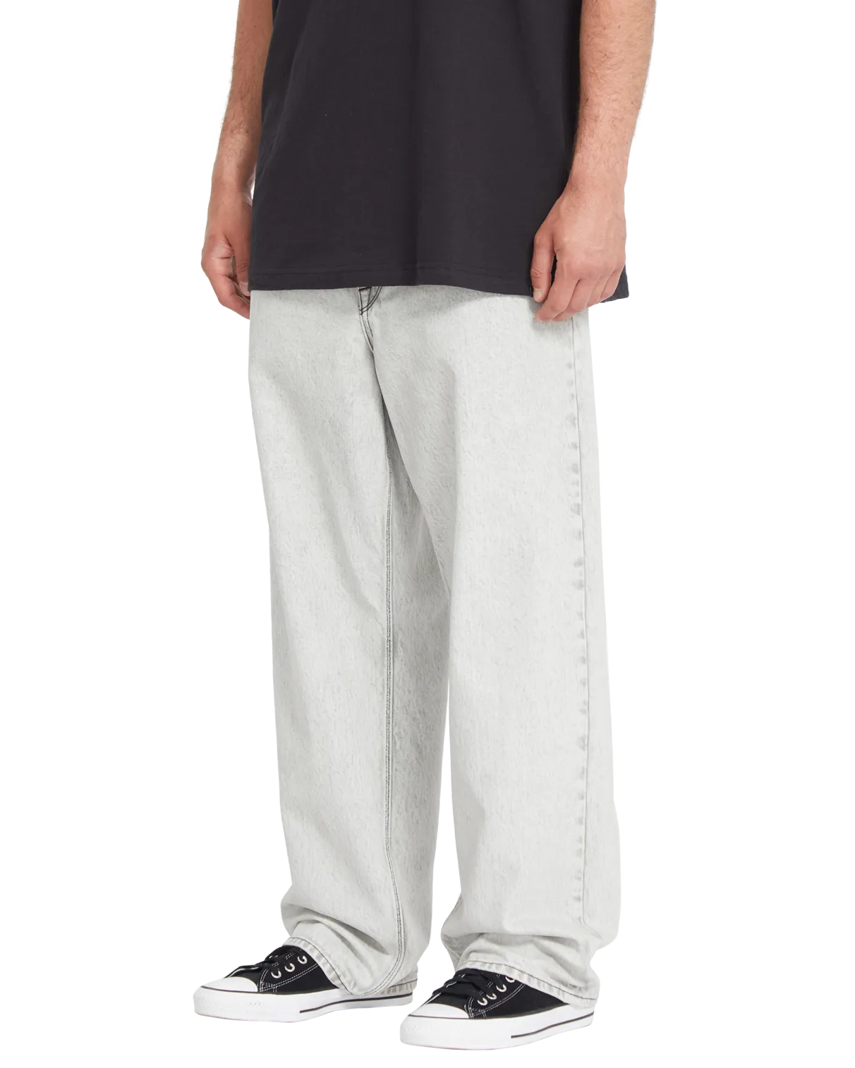 Billow Denim Jeans in Bone