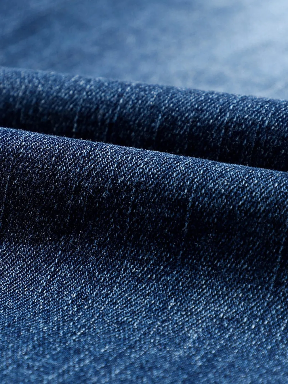 Blue Vintage Two-button High Waist Skinny Jeans with a Chic Slim Look