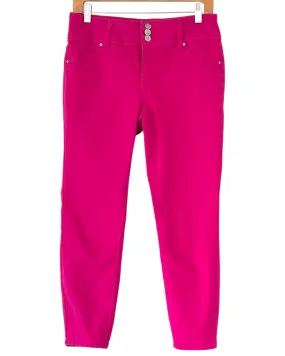 Bright Spring Possessive Pink Ankle Jeans