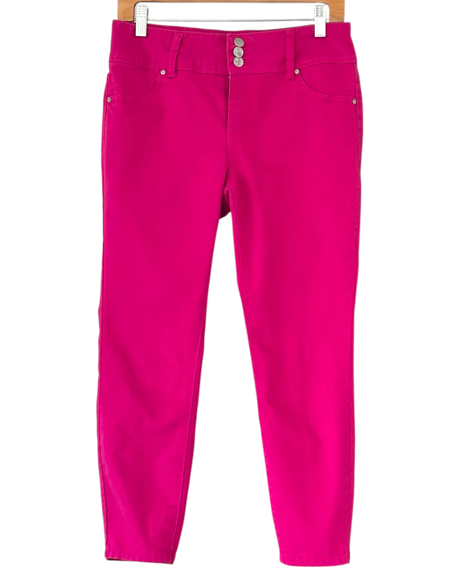 Bright Spring Possessive Pink Ankle Jeans