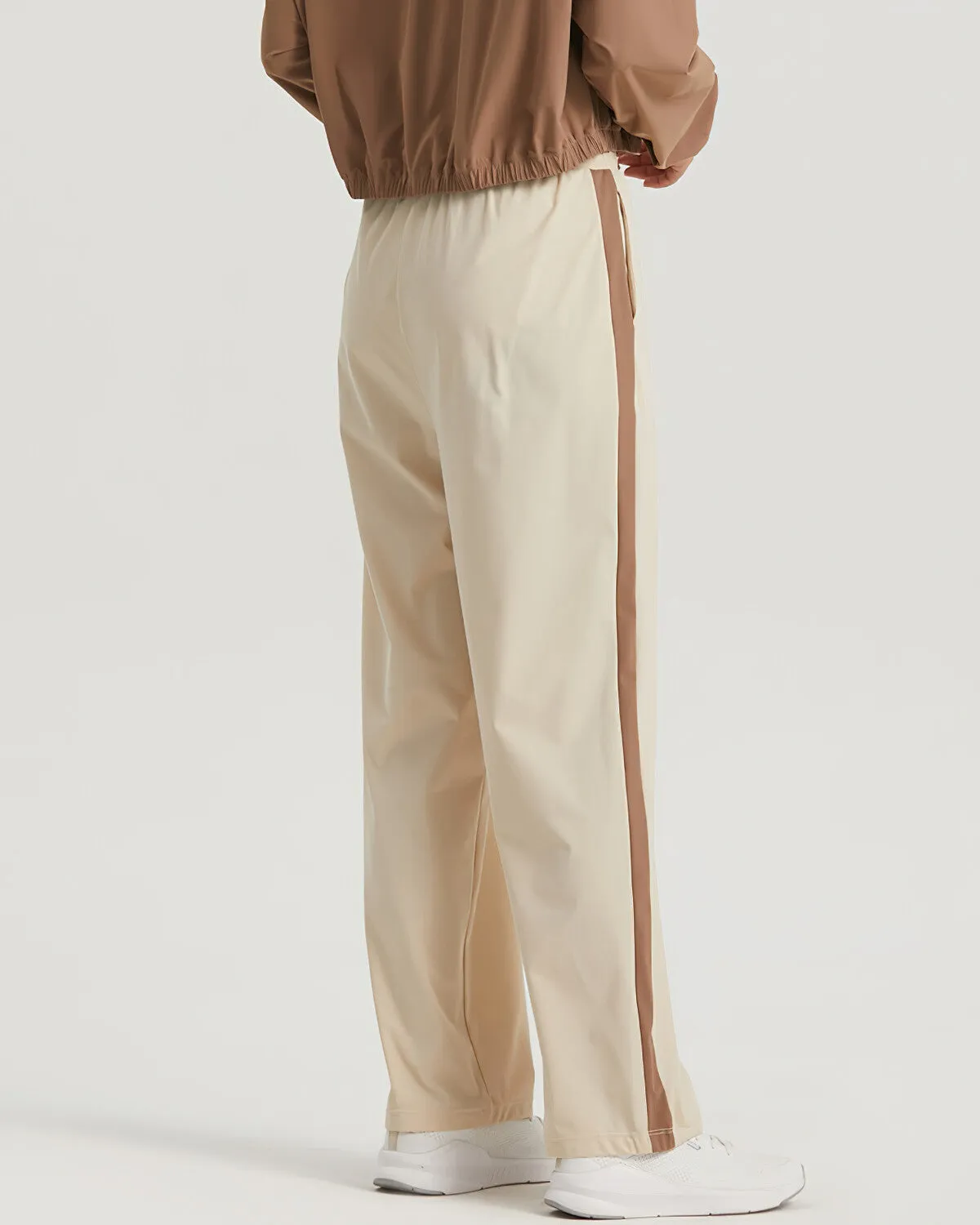 Carly Relaxed Fit Joggers - Beige
