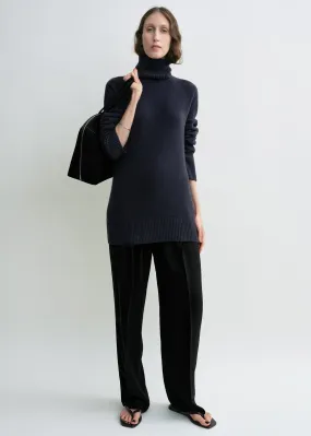 Cashmere turtleneck navy