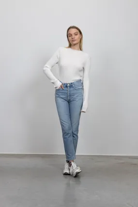CHARLOTTE STRAIGHT LEG JEANS IN HOT SPRING