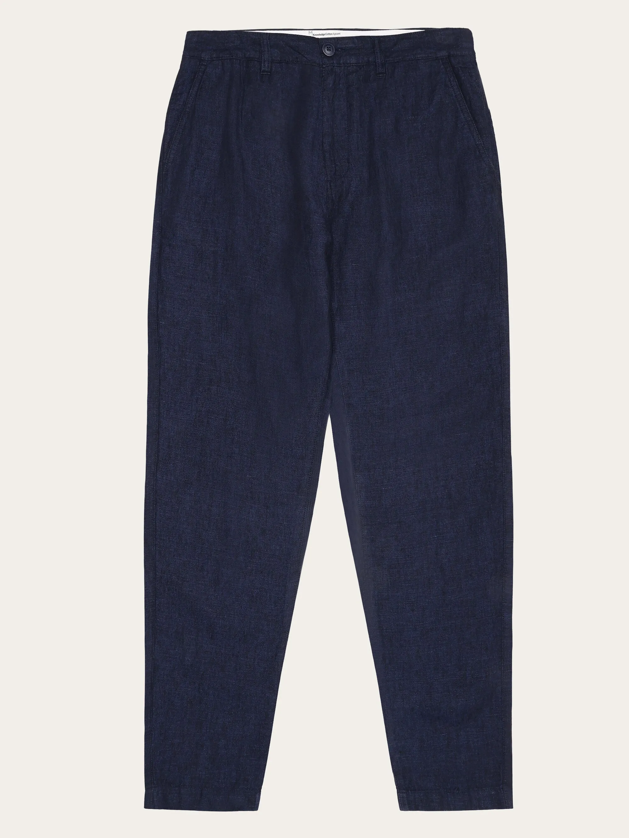 CHUCK regular  linen pants - GOTS/Vegan - Total Eclipse