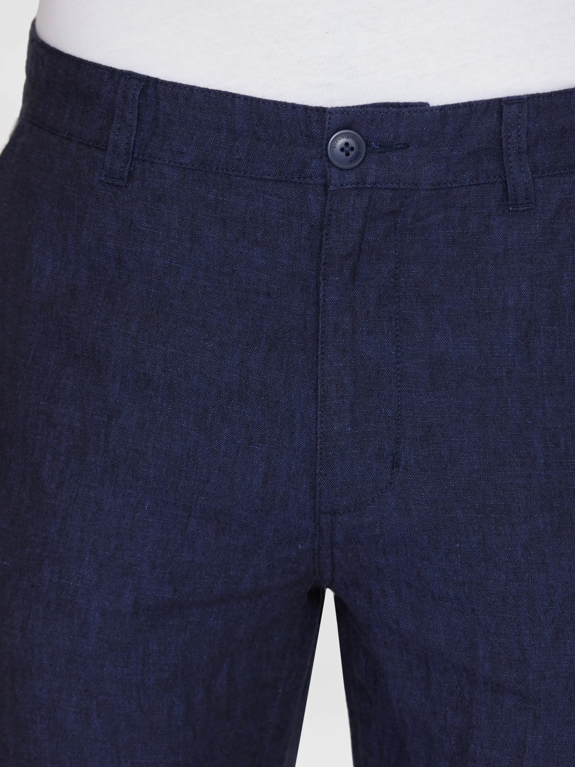 CHUCK regular  linen pants - GOTS/Vegan - Total Eclipse