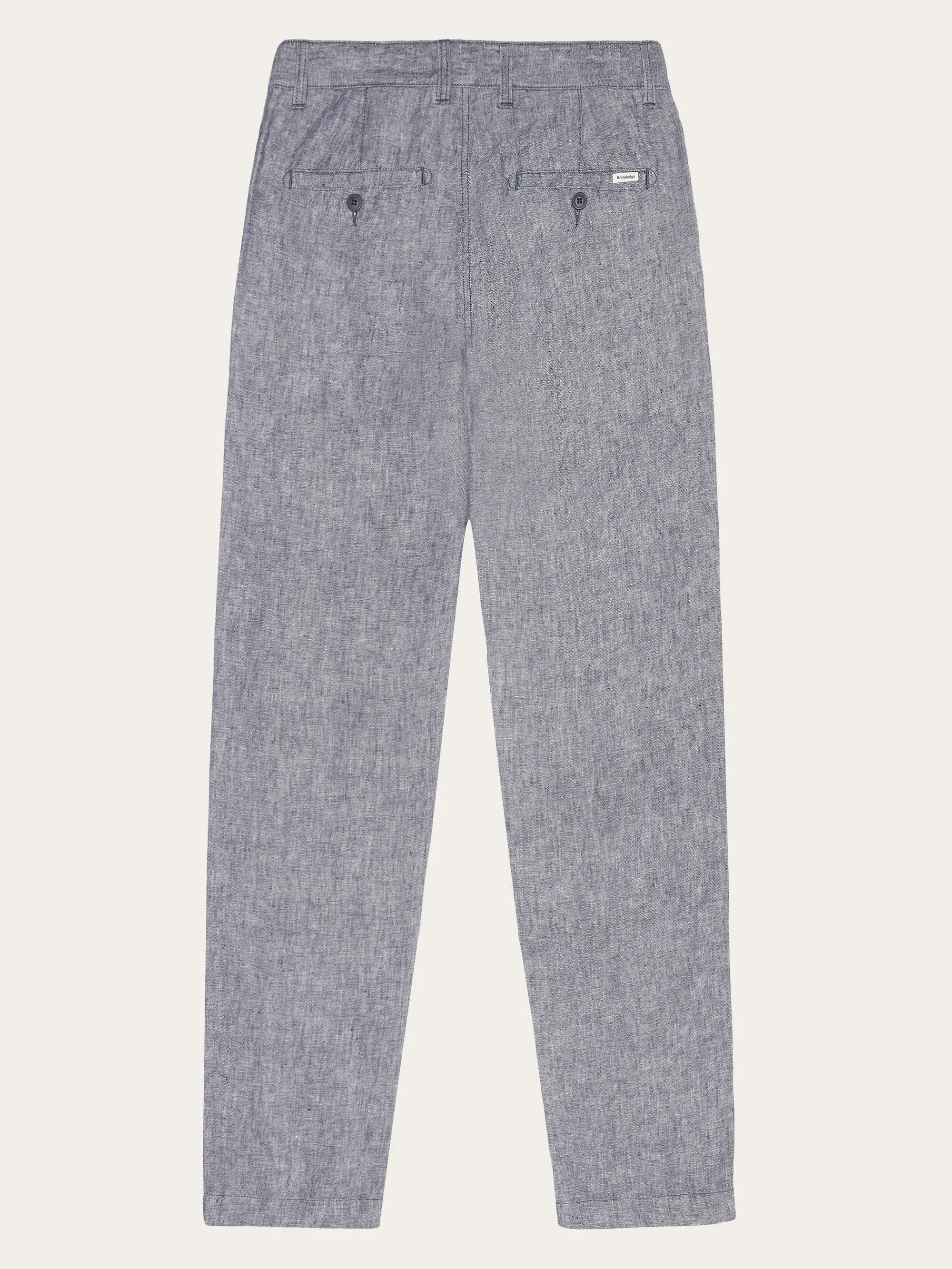 CHUCK regular linen pants - GOTS/Vegan - Vintage Indigo