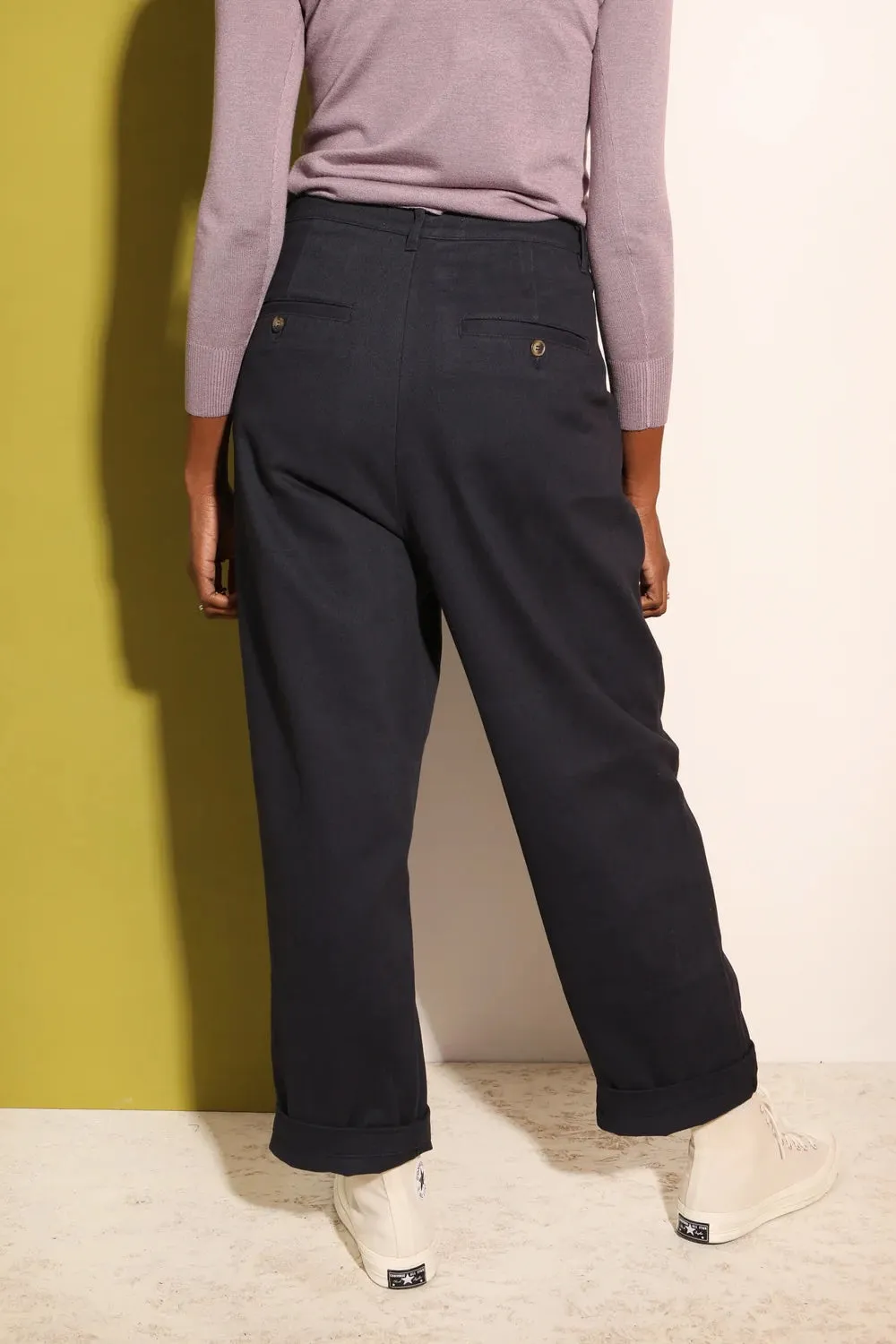 Classic Slacks (Prussian Blue)