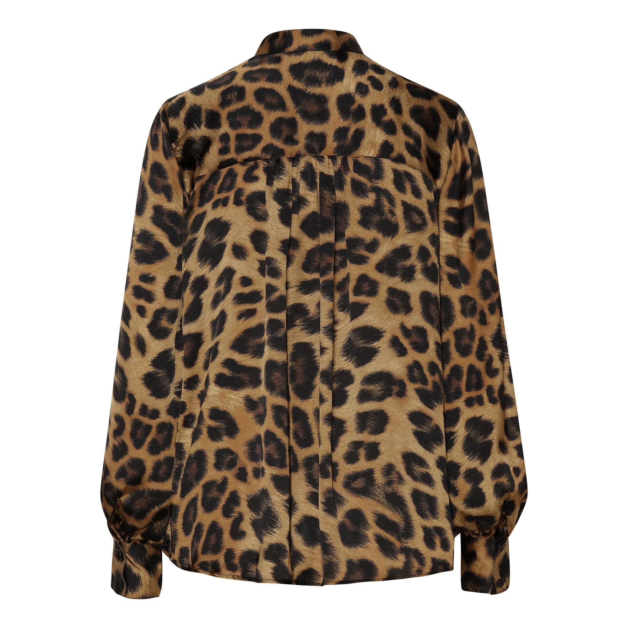 Cornelia Flower Leopard Print Shirt