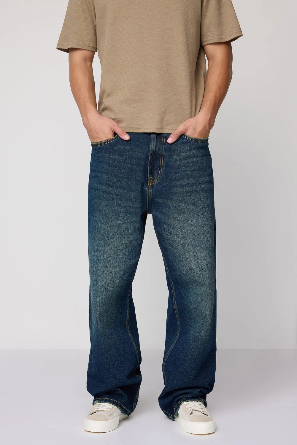 Deep Sea Men's Baggy Fit Jeans