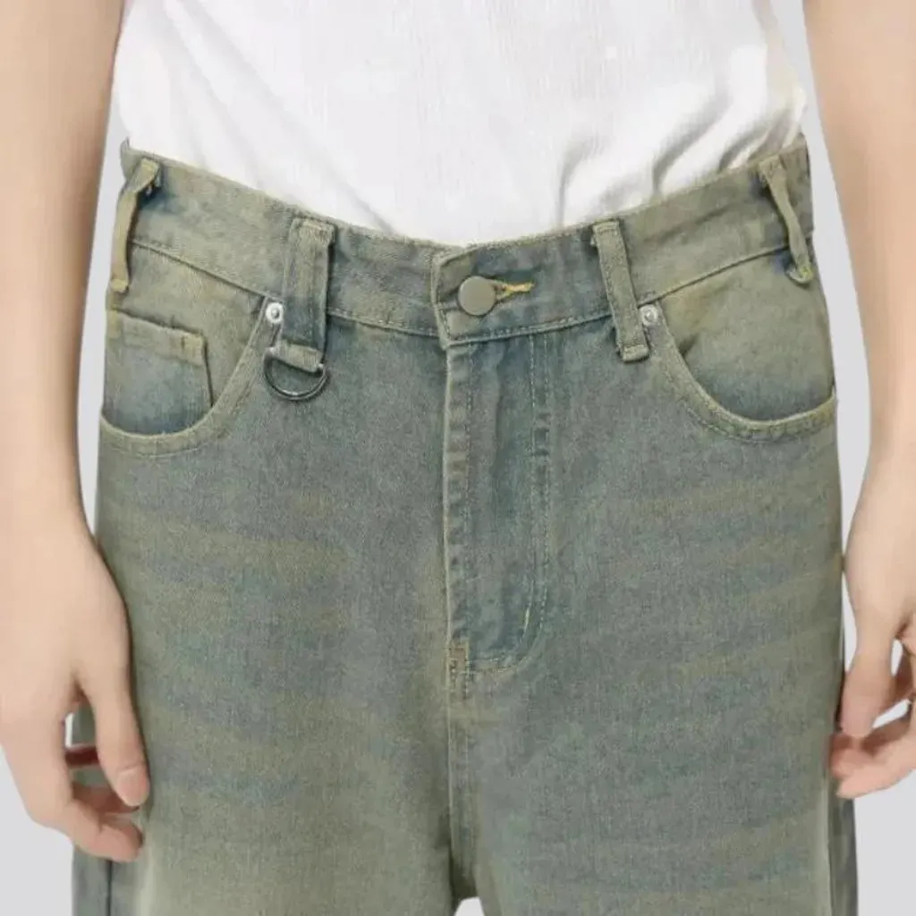 Fashion soft faded wash men's jeans