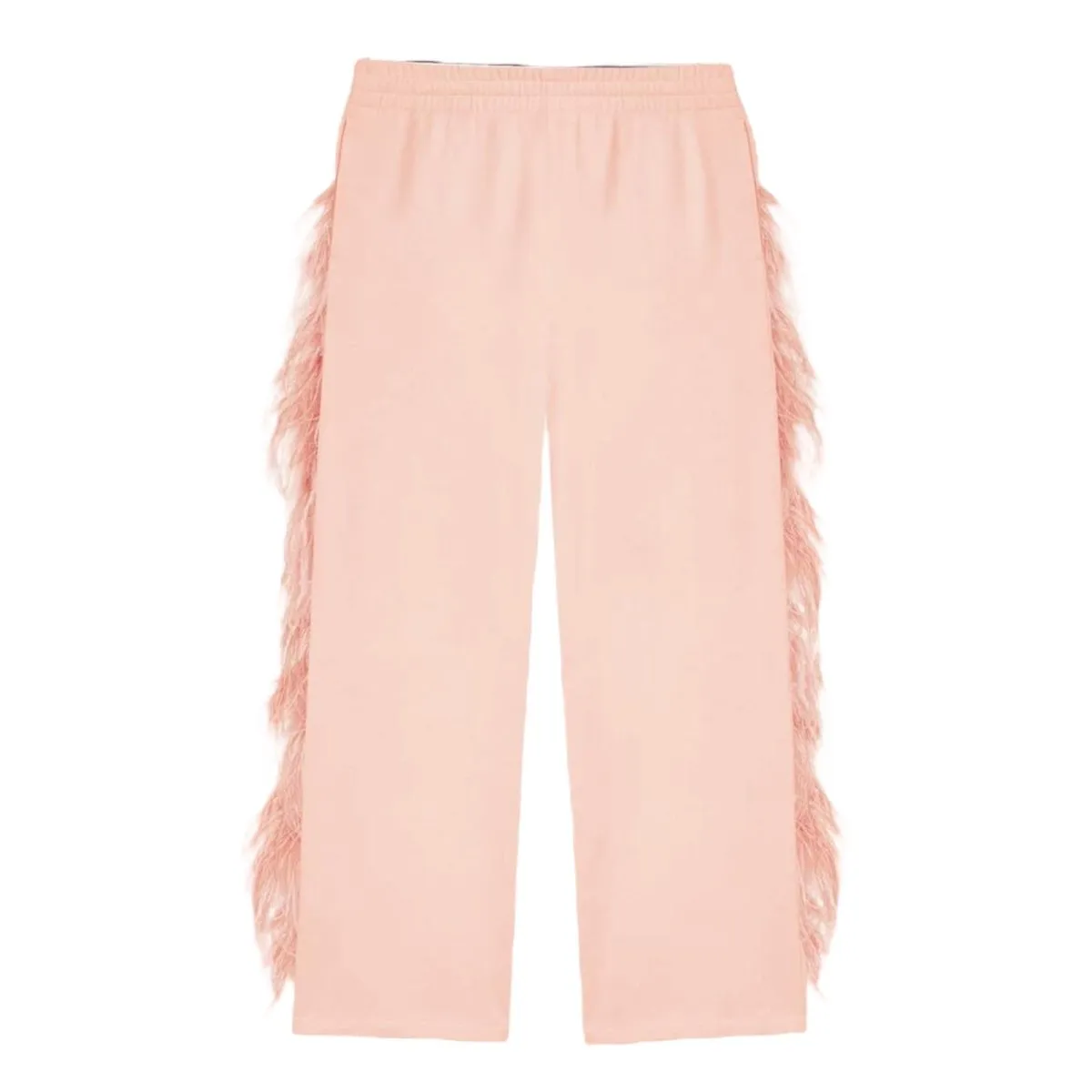 FEATHER TRIM PANTS