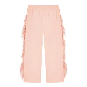 FEATHER TRIM PANTS