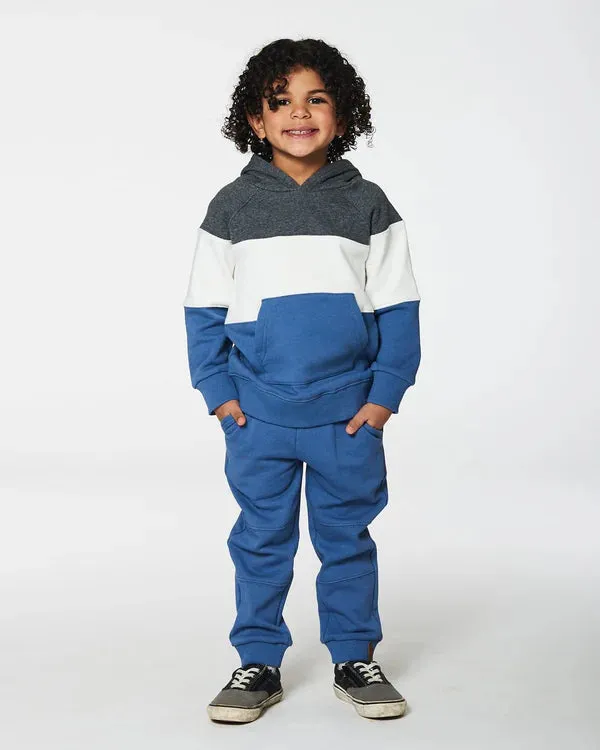 Fleece Sweatpants with Pockets - Blue