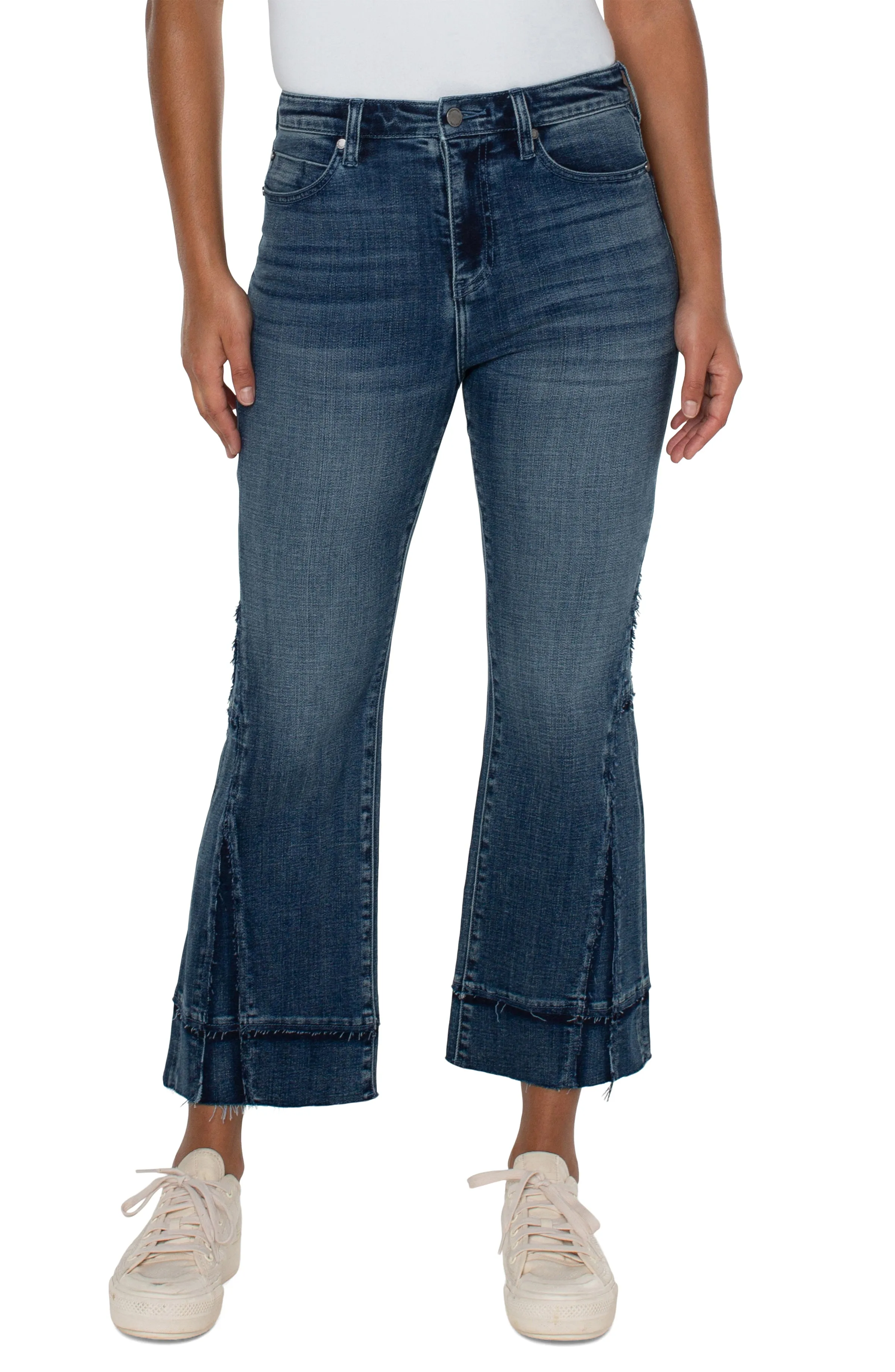 Hannah Crop Flare with Craft Seaming
