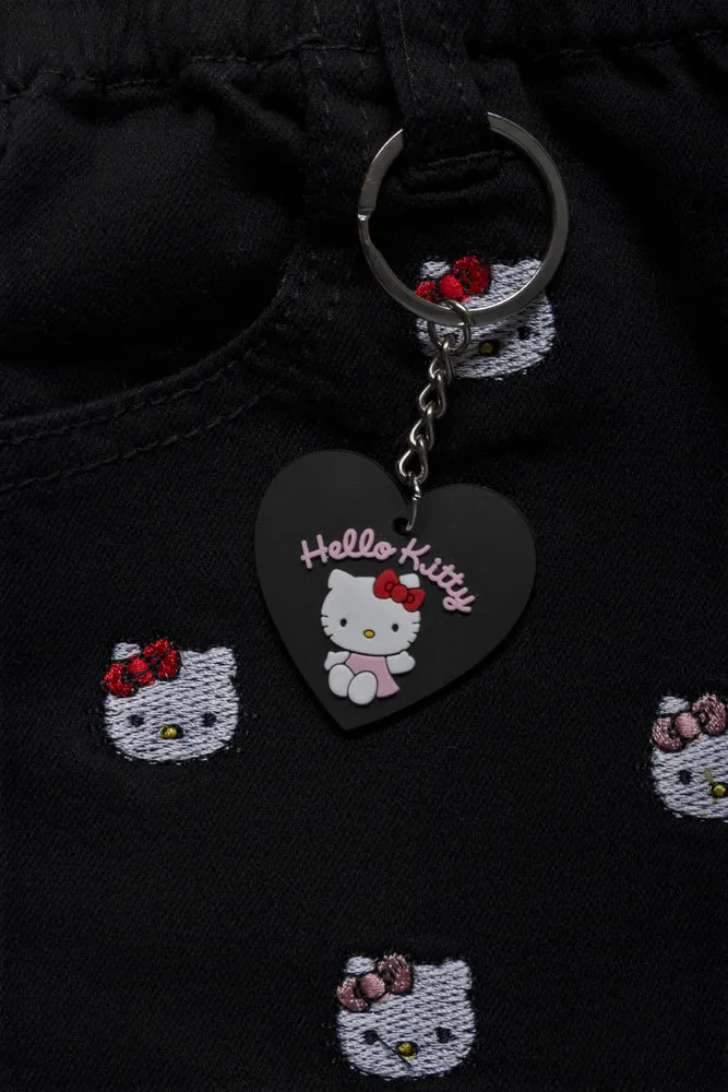 Hello Kitty Denim Short Black