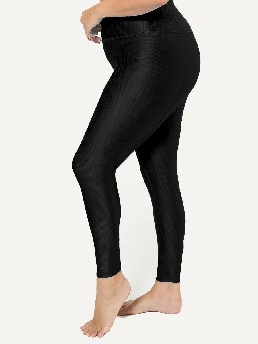 Hi-Rise Leggings - Black Zap Pattern