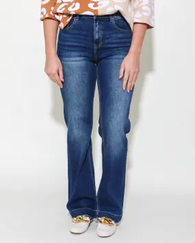 High Rise Straight Jeans