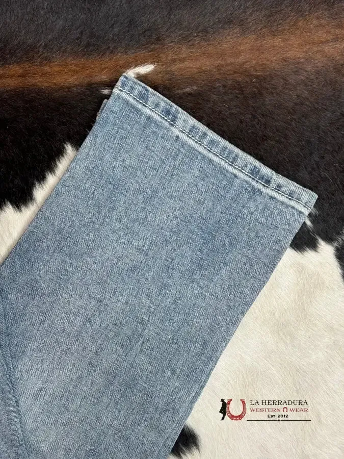 HOOEY X ROCK & ROLL JEAN REVOLVER STRAIGHT SLIM FIT STRAIGHT LEG LIGHT BLUE