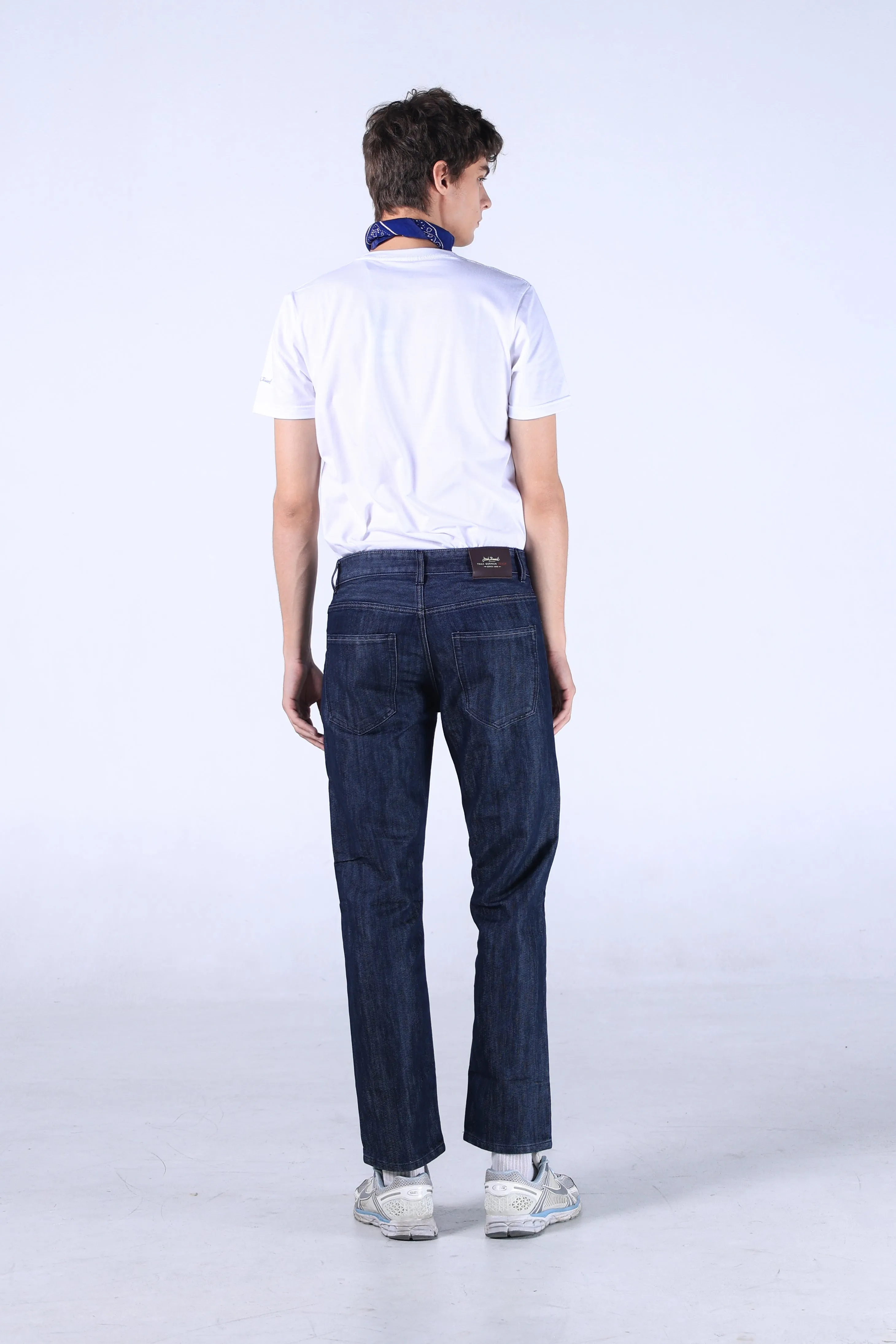 Jack Russel - Men Jeans - Klassik J-1194 Straight Fit Dark Blue