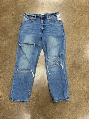 Jeans Straight By Dear John In Blue Denim, Size:4