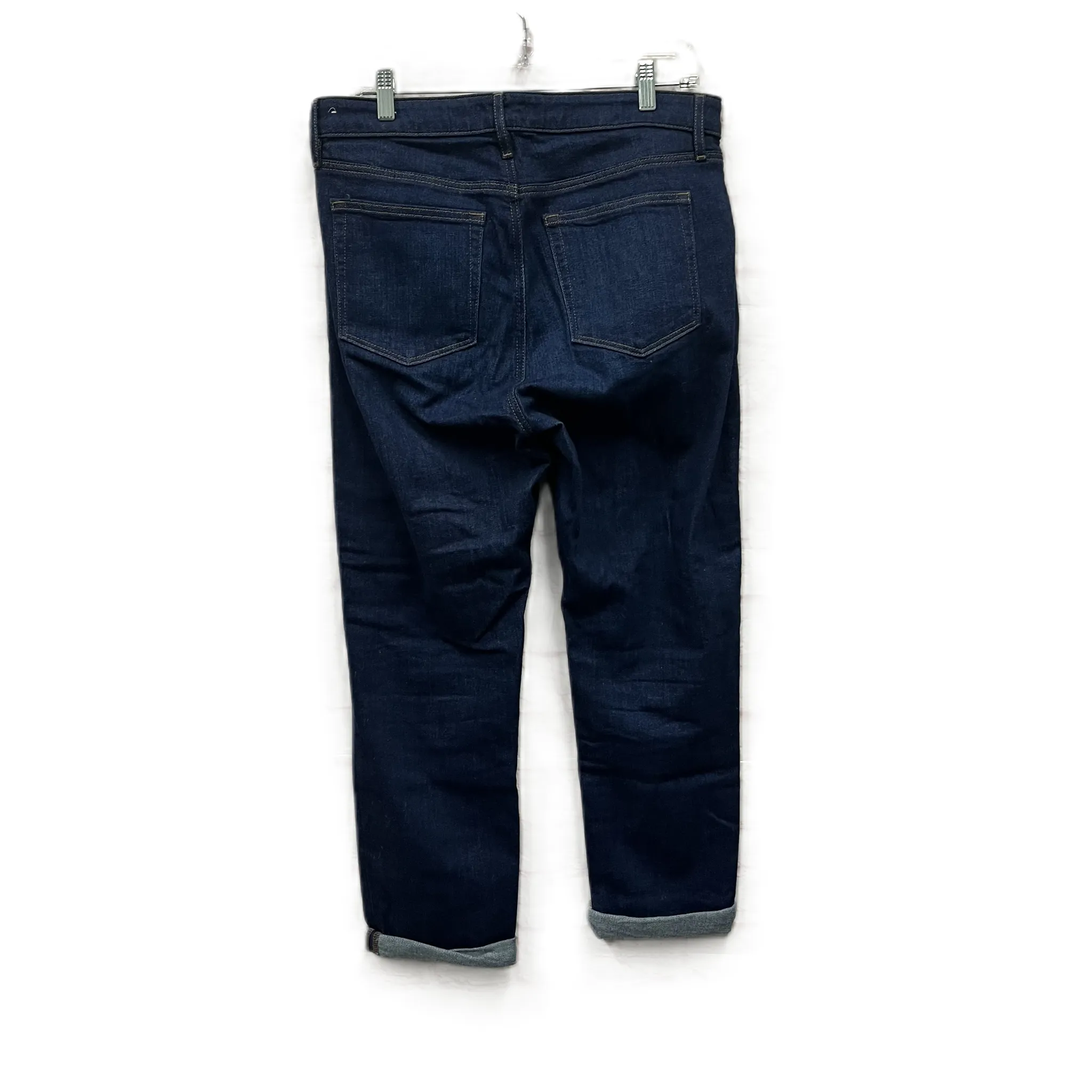 Jeans Straight By Loft In Blue Denim, Size: 10