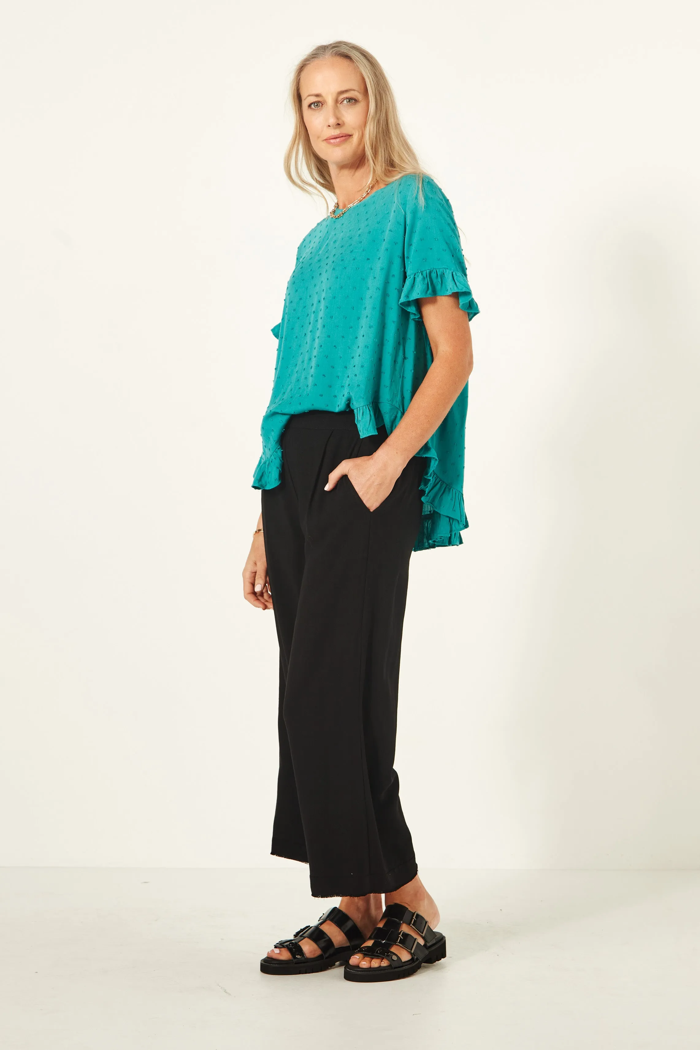 Jimena Pant - Black - LEMON TREE