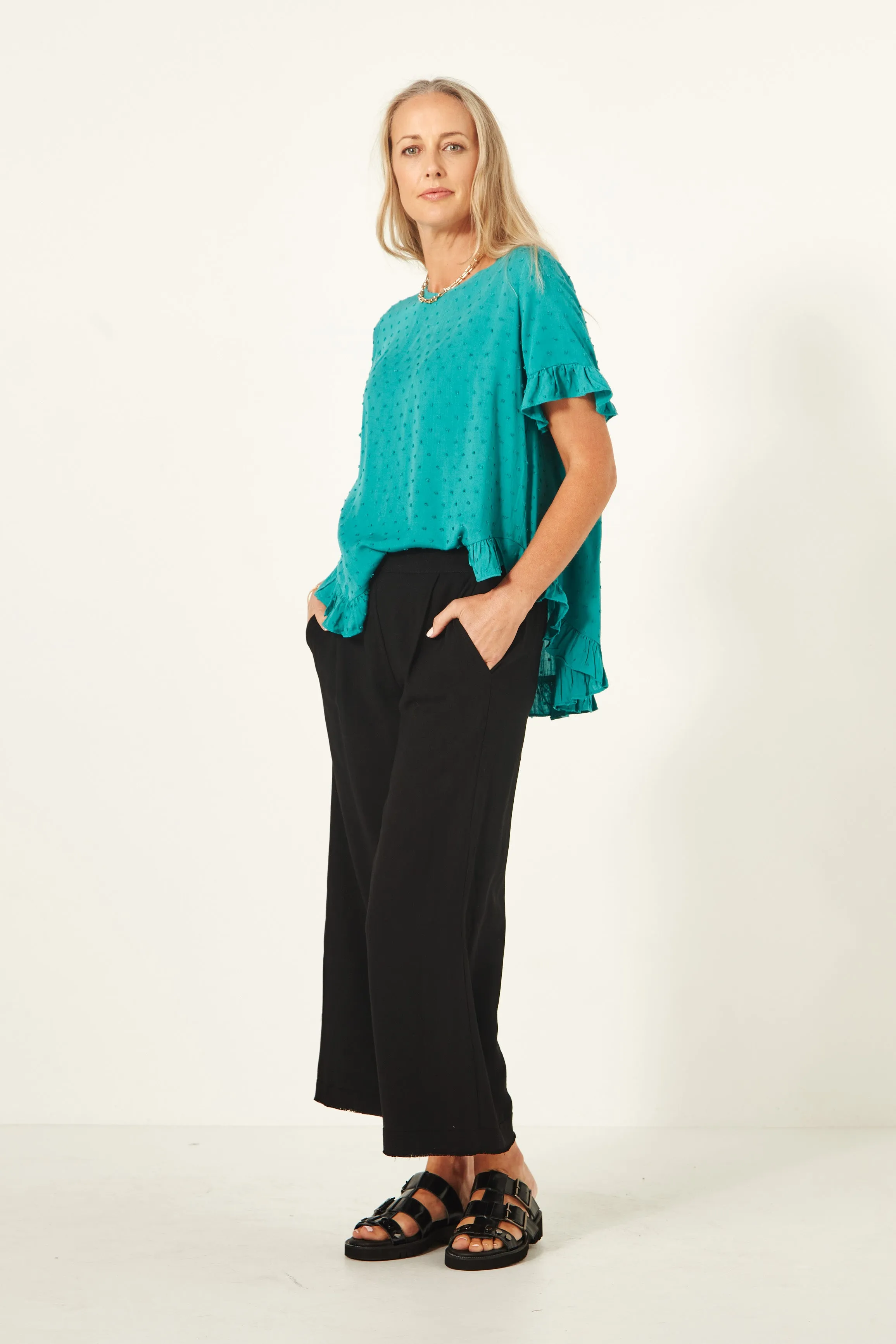 Jimena Pant - Black - LEMON TREE