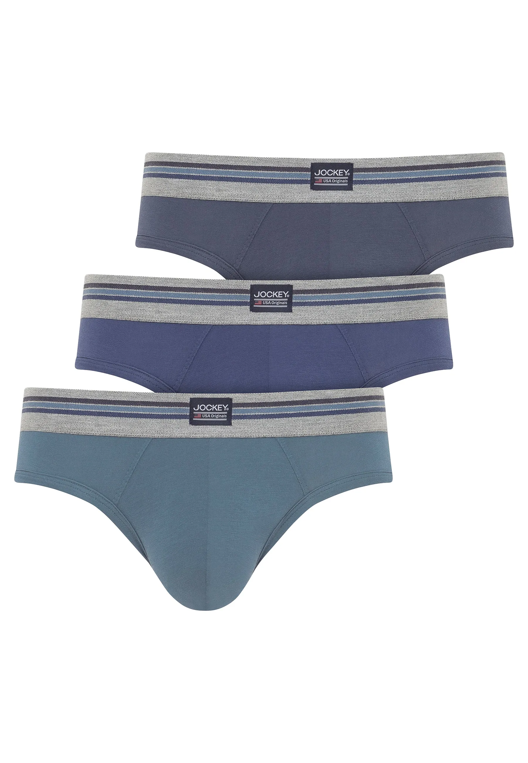 Jockey® Cotton Stretch Brief 3-Pack