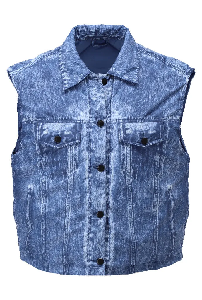 K-design - Bodywarmer in jeans look (A903Blue jeans)