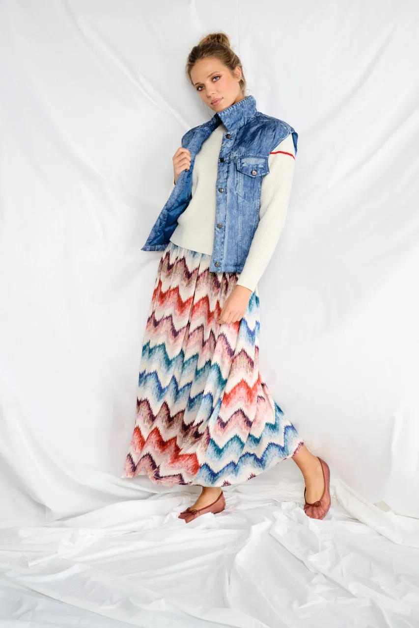 K-design - Bodywarmer in jeans look (A903Blue jeans)