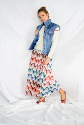 K-design - Bodywarmer in jeans look (A903Blue jeans)