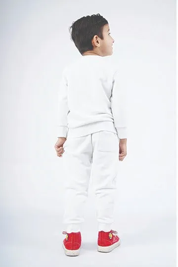 KIDS SWEAT SUIT WHITE