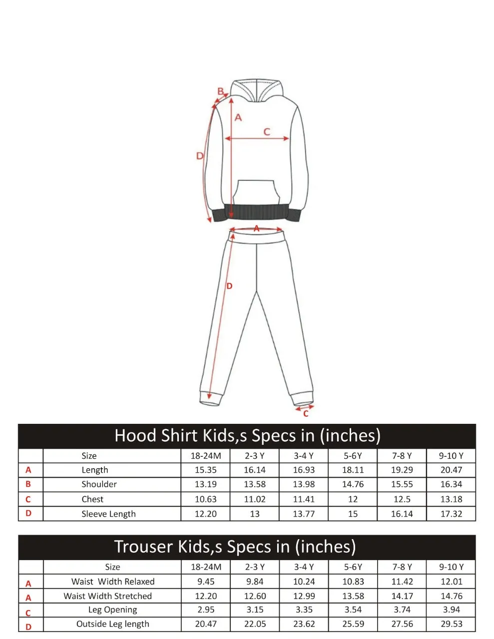KIDS SWEAT SUIT WHITE