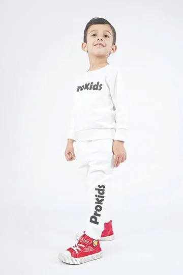 KIDS SWEAT SUIT WHITE
