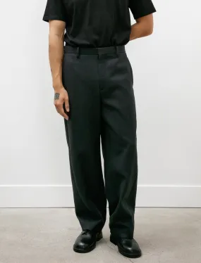 Light Melton Slacks Top Charcoal