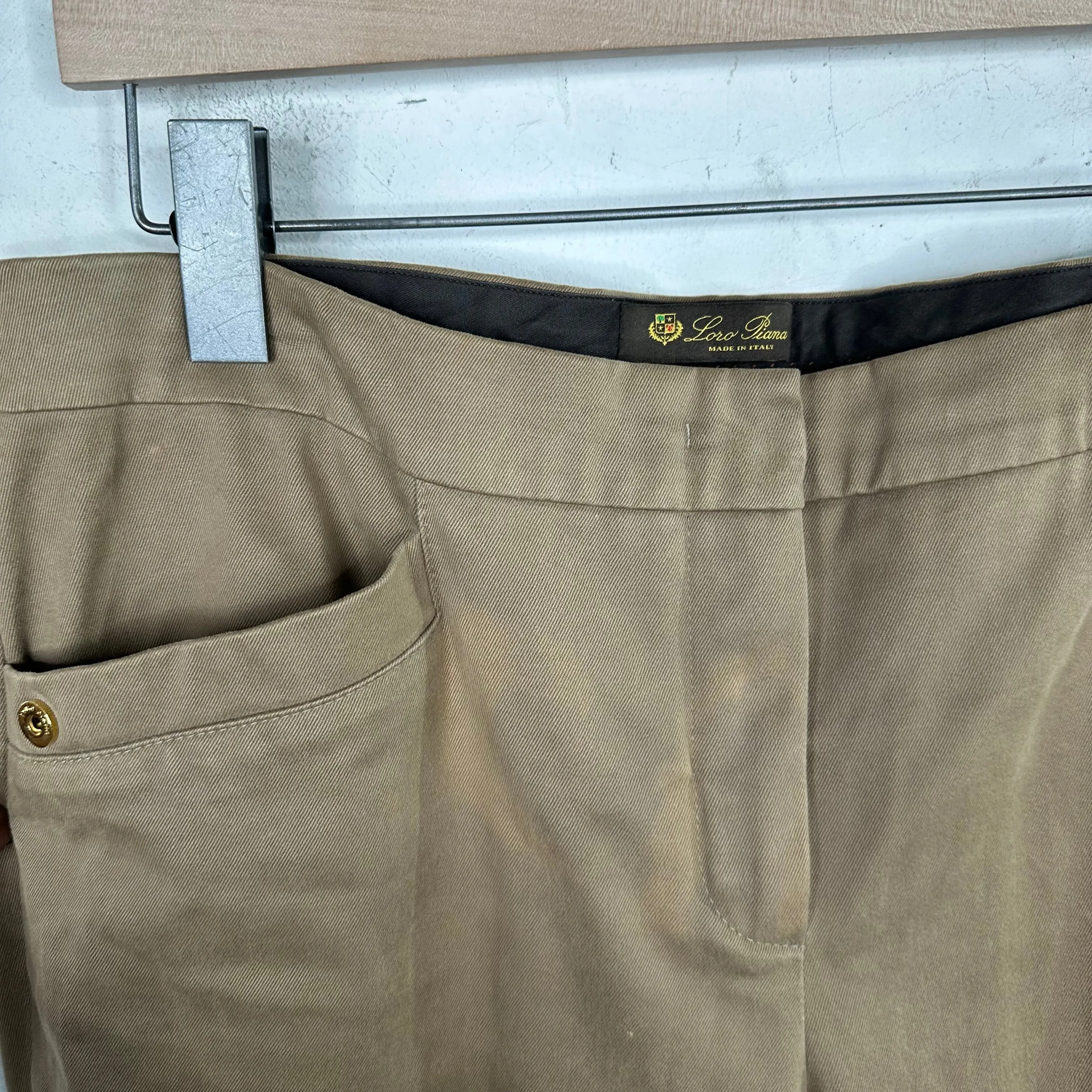 Loro Piana Low Rise Pleated Slacks